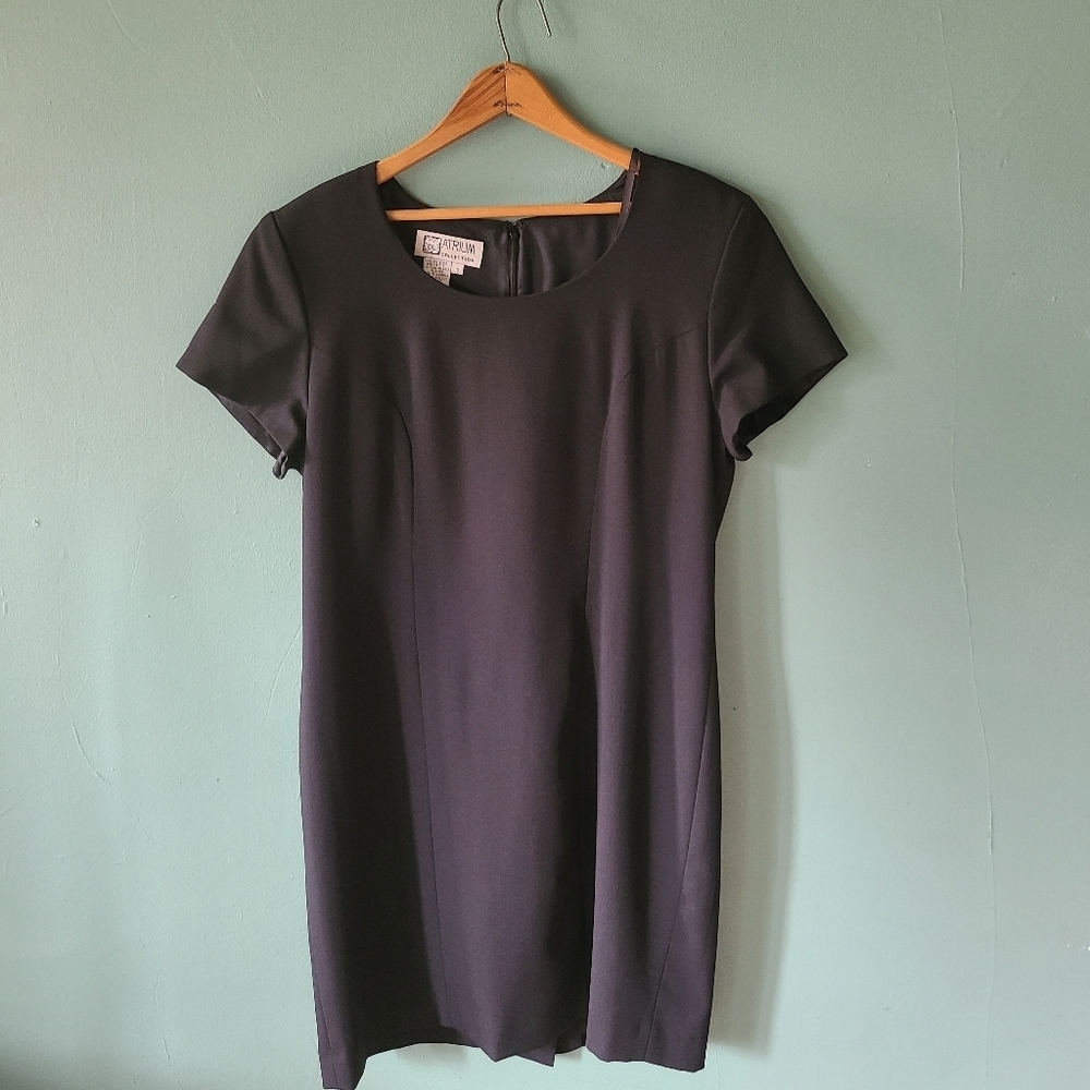 Vintage Atrium Collection Sheath Dress Black Size 12